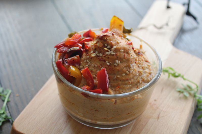 Chopt Veggie Hummus Wrap with roasted veggies
