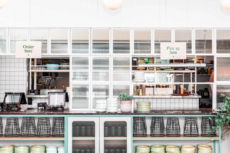 Chopt restaurant bar and counter area